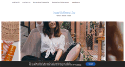 Desktop Screenshot of hearttobreathe.com